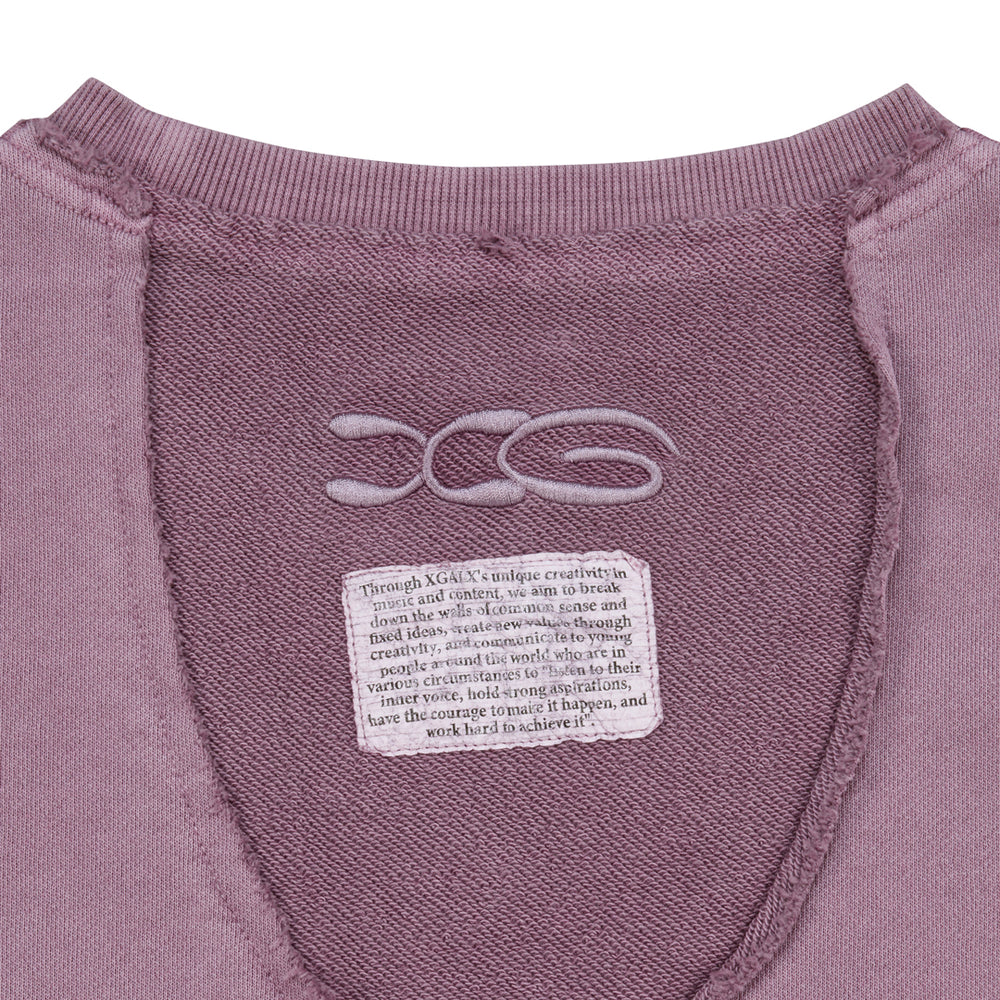 Pigment Dyed Docking Sweatshirt / PURPLE – XGALX OFFICIAL SHOP