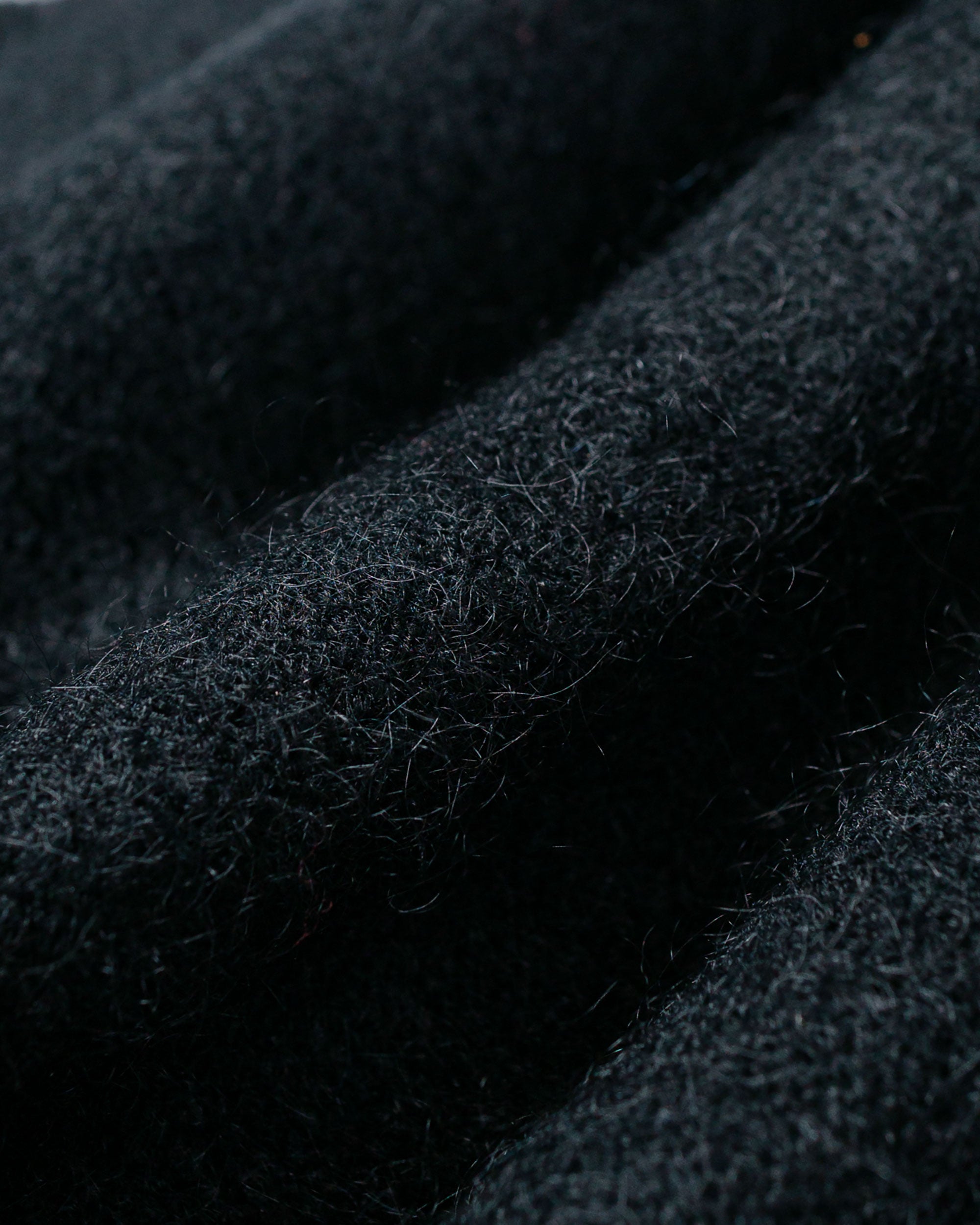 Amomento Hairy Balaclava Scarf Black