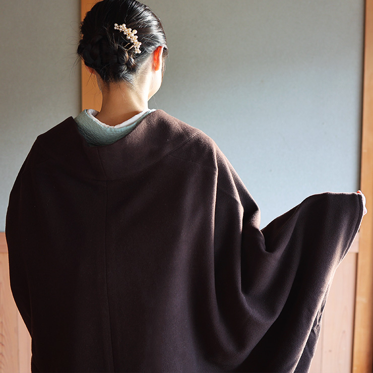 和洋兼用 ] JAPAN MODE モモンガ コート (ブラウン JMM-302) ウール100