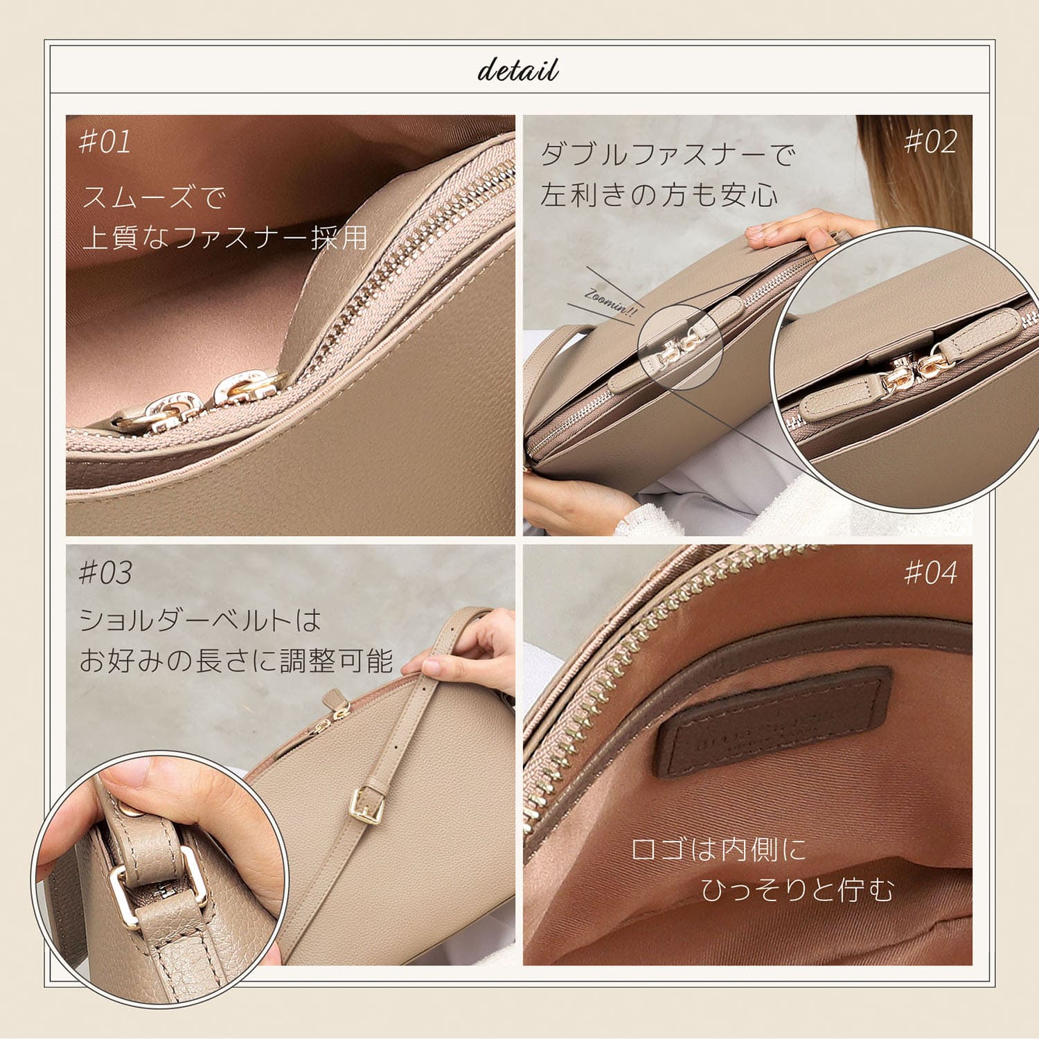 BLUE SINCERE（ブルーシンシア） ショルダーバッグ レディース 本革