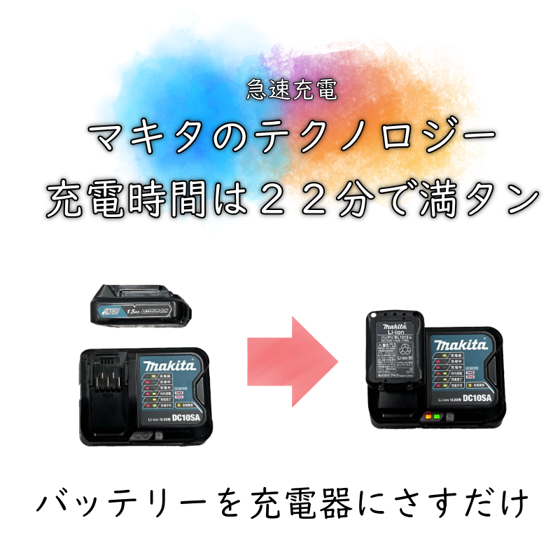 マキタ（makita） 【正規店】 10.8V 充電式クリーナー CL108FDSHW