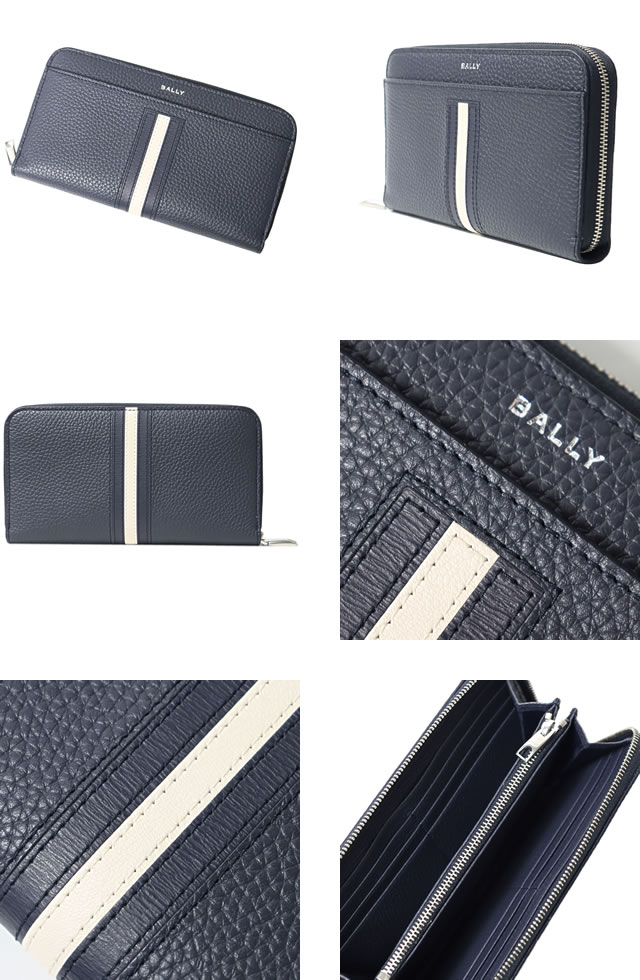 Bally（バリー） 財布 長財布 リボン ラウンドファスナー 小銭入れあり