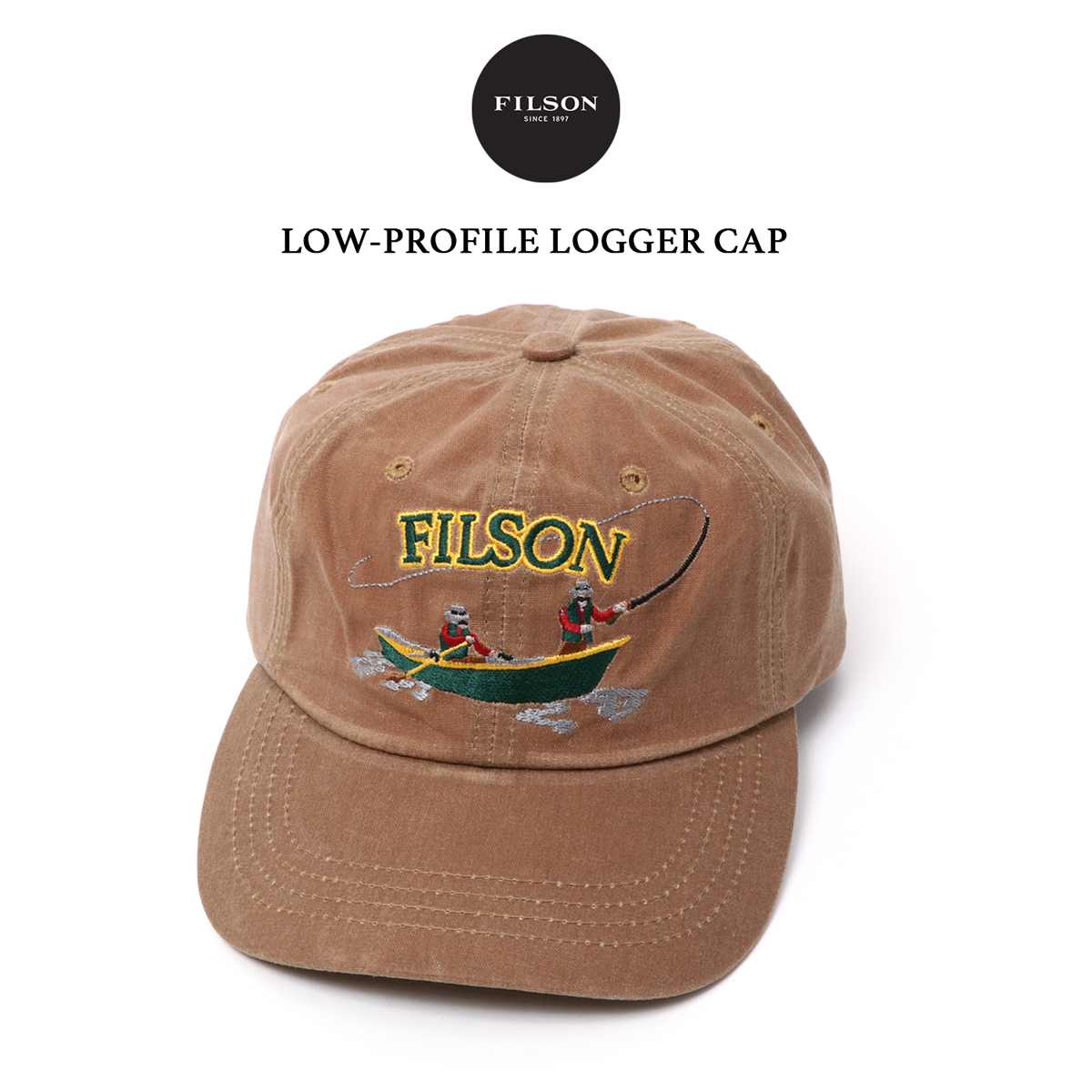 FILSON フィルソン Low-profile Logger Cap embroidered ロガー