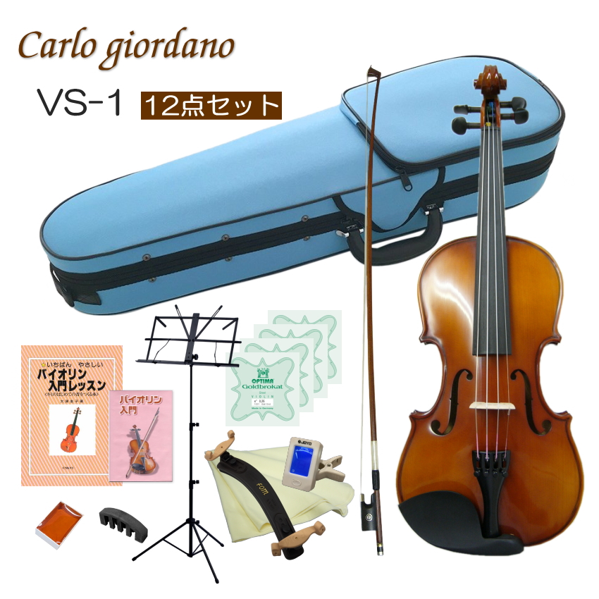 バイオリン ヴィオラ チェロ バイオリン カルロジョルダーノ 4/4 vs-1
