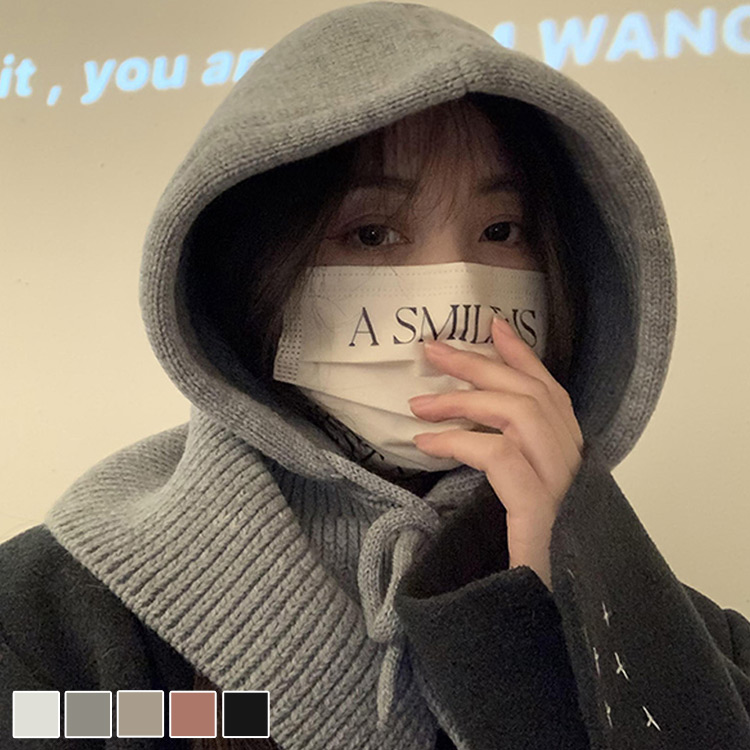 フードウォーマー ネックウォーマー バラクラバ レディース 帽子