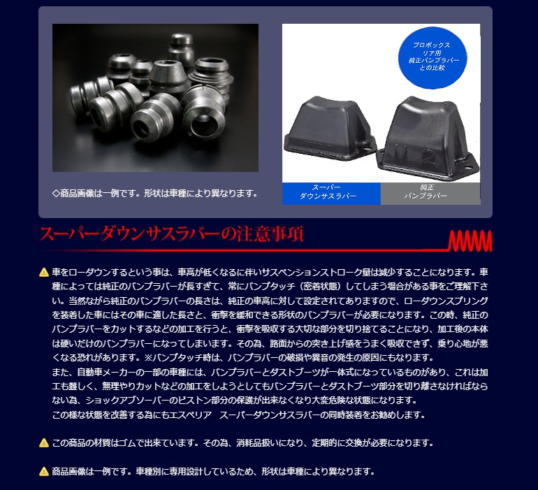 ESPELIR（エスペリア） ダウンサスラバー レクサス RC 3.5L/RC350 Ver