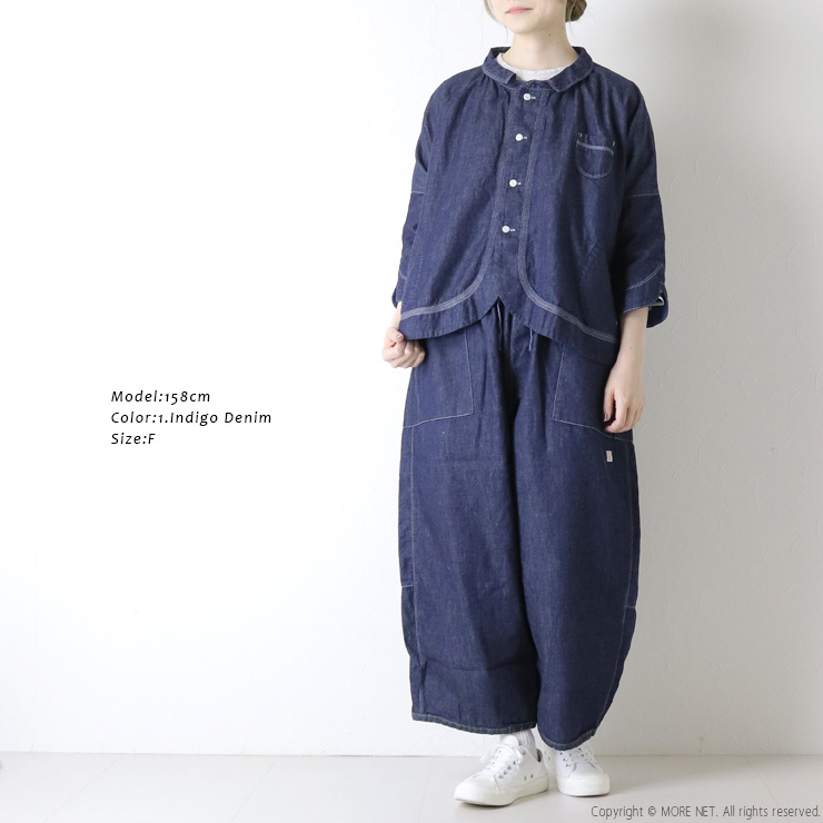 快晴堂 かいせいどう ライトオンスデニム6オンス 斜めポケット・New