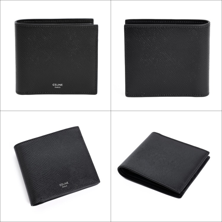 CELINE（セリーヌ） バイフォールドウォレット グレインドカーフスキン