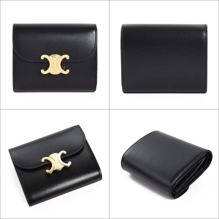 CELINE（セリーヌ） 三つ折り財布 スモール フラップウォレット