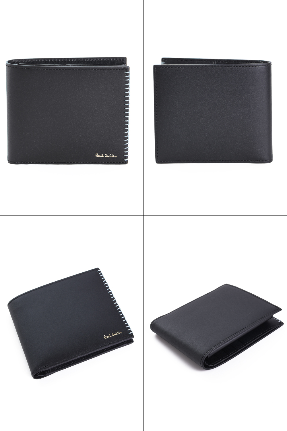 Paul Smith（ポール・スミス） ハンドステッチ 2つ折り財布 : ティー