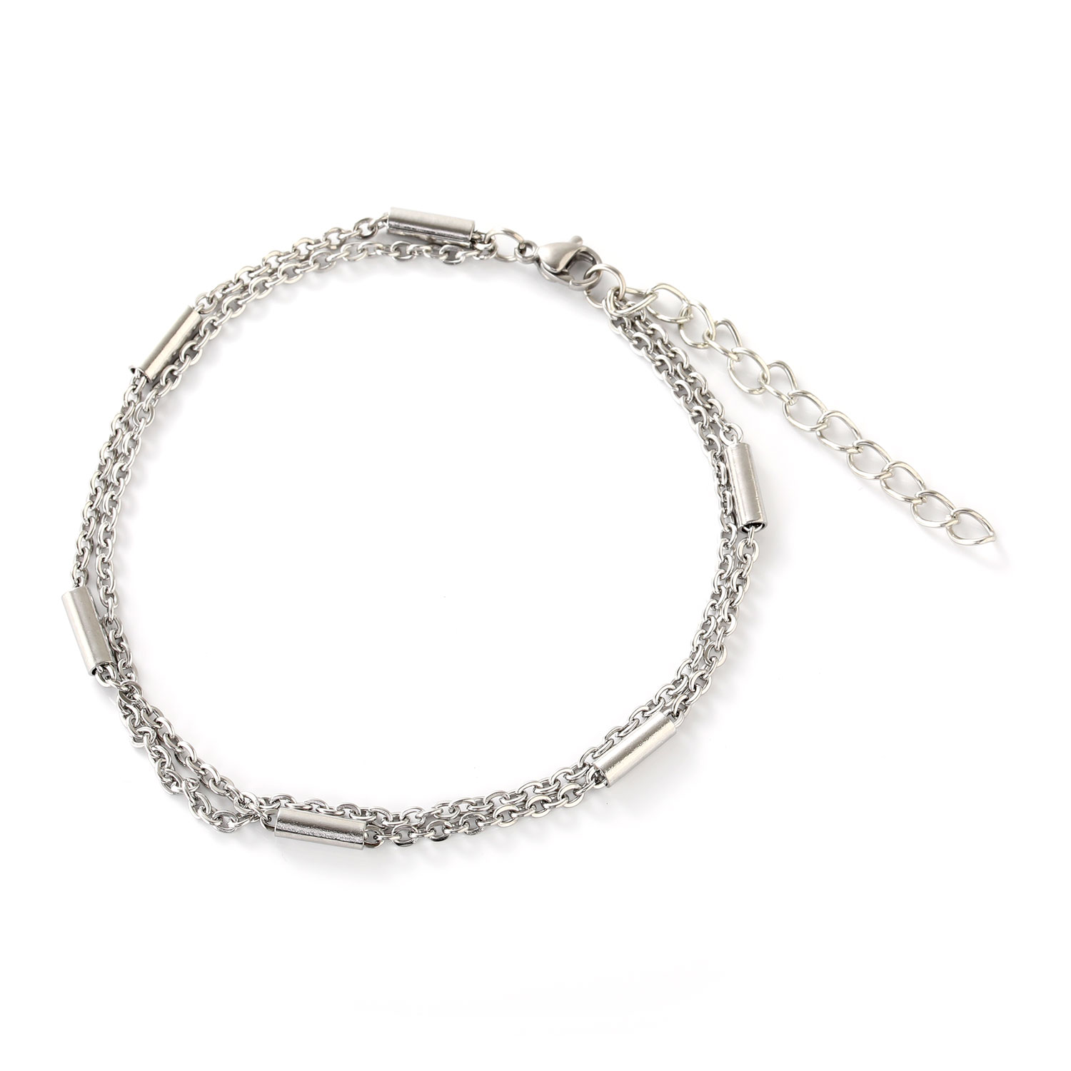 アンクレット メンズ レディース つけっぱなし ペア おそろい シルバー