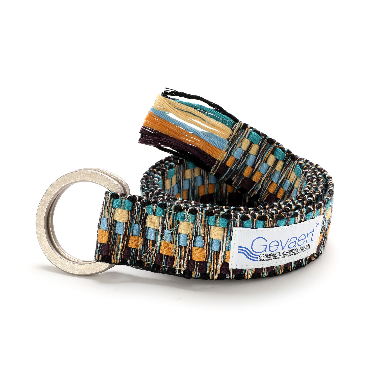 ゲバルト ベルト メンズ レディース カジュアル 日本製 ストライプ