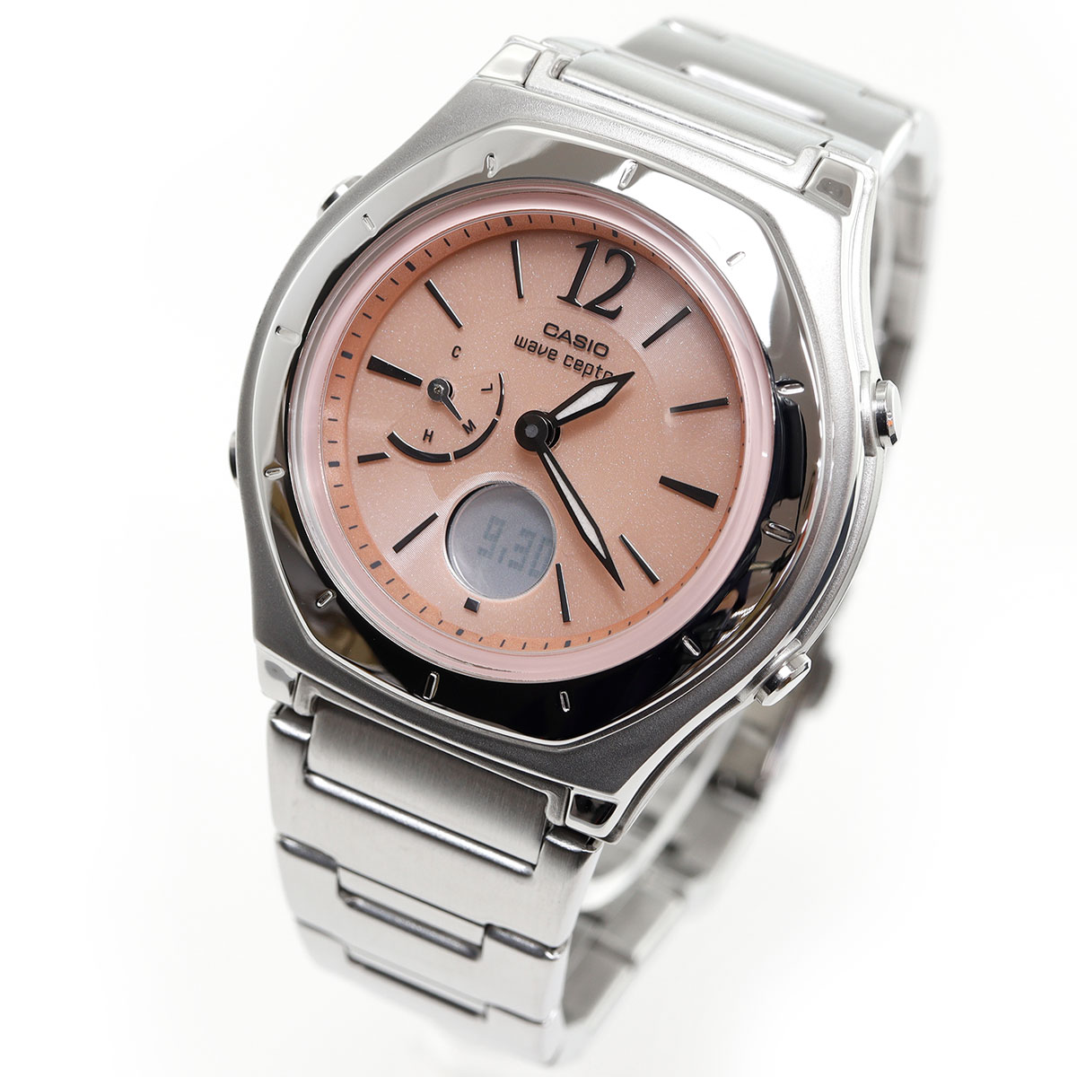 WAVE（CASIO） カシオ ウェーブセプター 電波ソーラー 腕時計