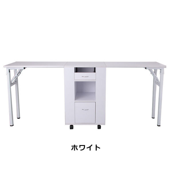 7BEAUTY（7ビューティー） 折りたたみ ネイルテーブル 幅50〜172cm