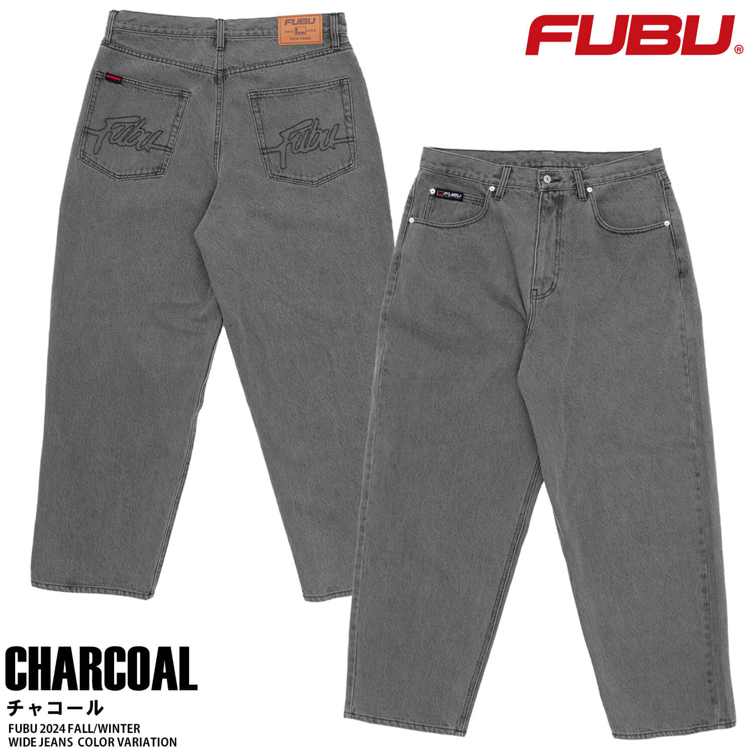 FUBU（フブ） デニムパンツ Gパン メンズ レディース ブランド ロゴ