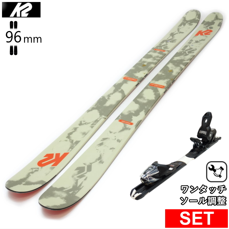 K2 [センター幅96mm 163cm]K2 POACHER+XPRESS 10 GW ワンタッチ調整