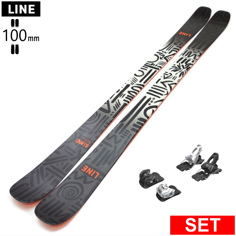 センター幅100mm 185cm]LINE BLEND+ATTACK 11LYT 型落ち旧モデルスキー