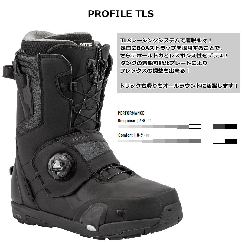 NITRO（ナイトロ） 24-25 NITRO PROFILE TLS STEP ON カラー:Black +