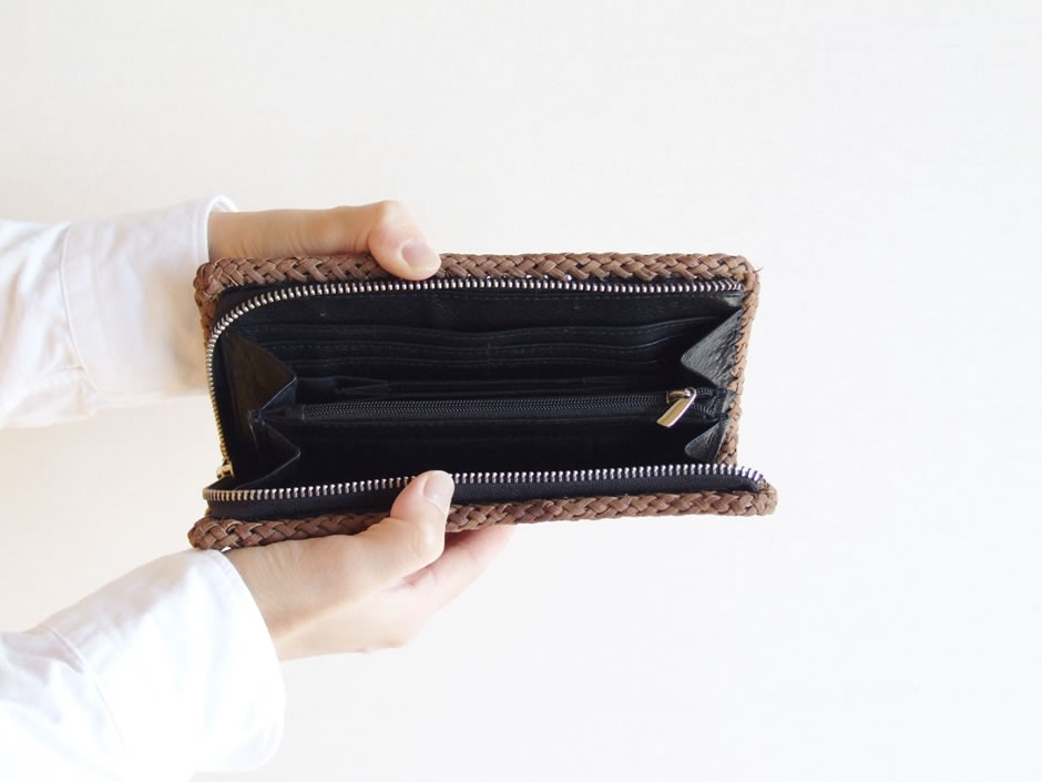 純国産 山葡萄蔓細工 山葡萄の財布 鉄線編み : おまめ - 通販 - Yahoo