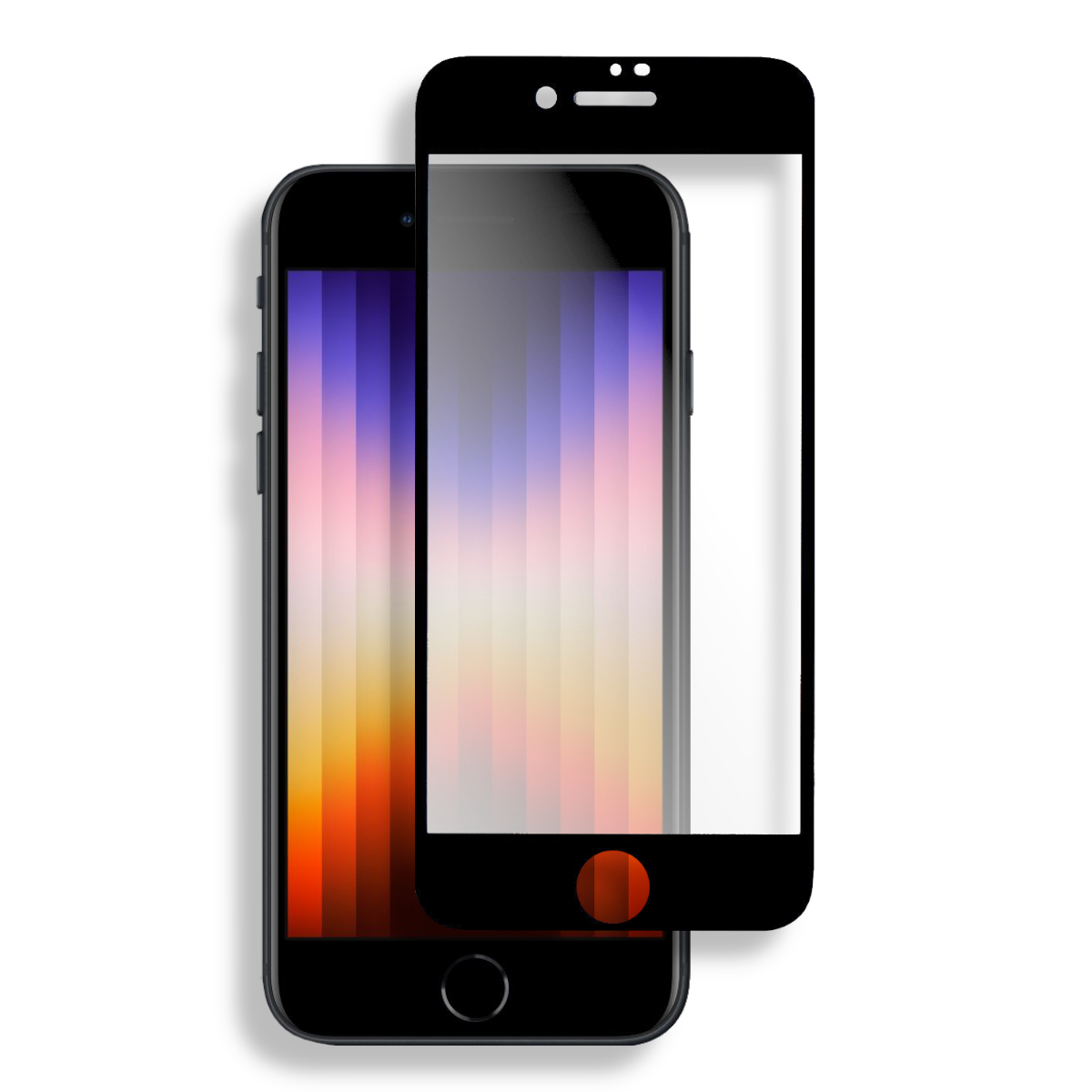 iPhone SE フィルム ガラスフィルム アイフォン SE3 第3世代 保護