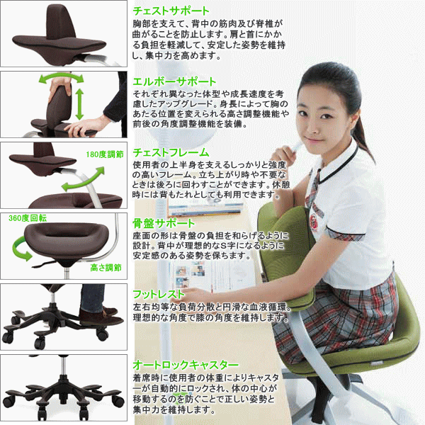 オフィスチェア ワーキングチェア iPole 5 アイポールファイブ