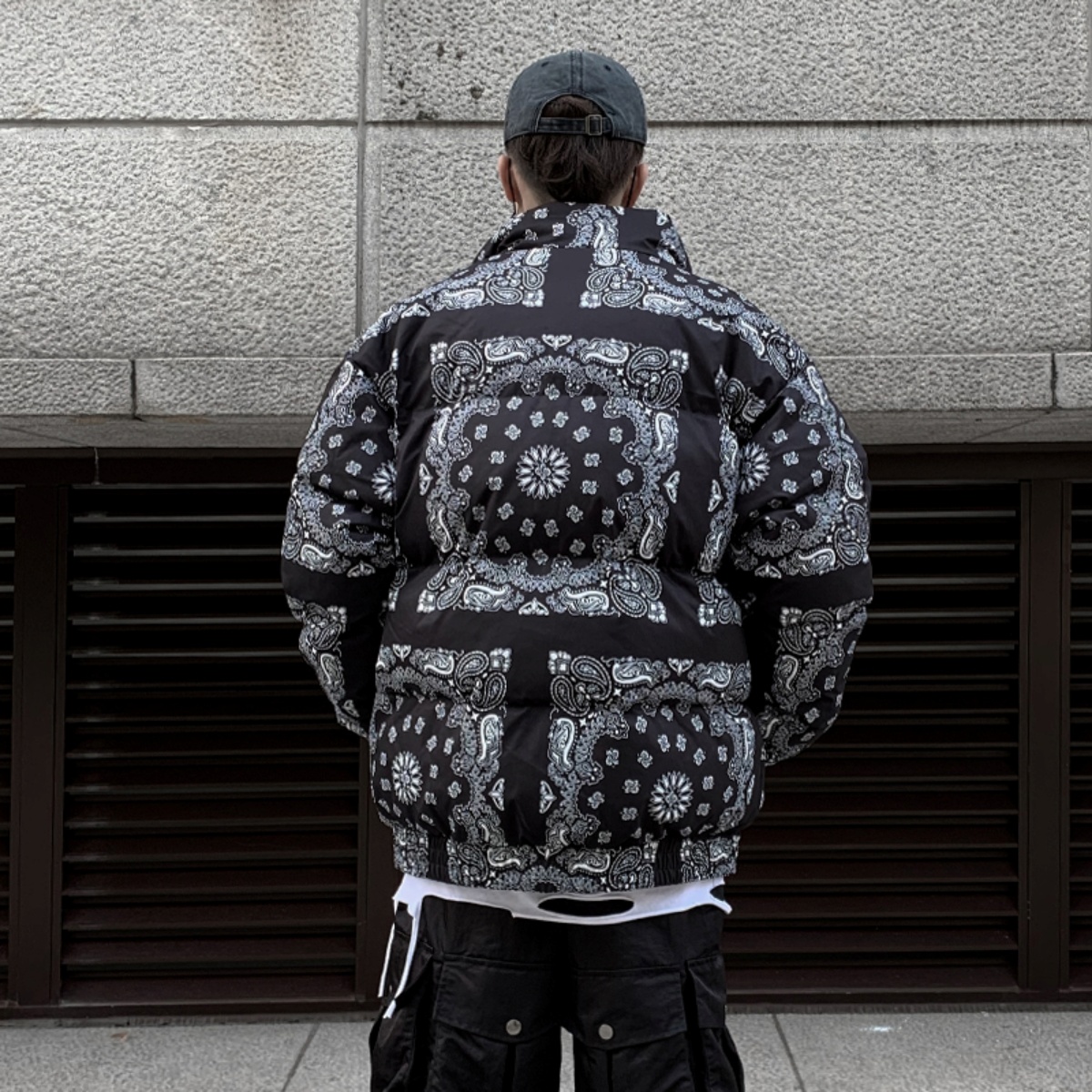 At Marvelous（アットマーベラス） ペイズリー 中綿ブルゾン