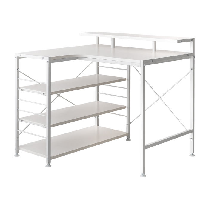 エア・リゾーム パソコンデスク デスク 机 学習机 勉強机 おしゃれ L字