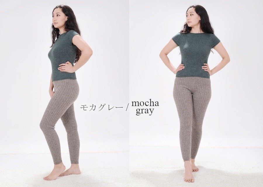 ウール100％ レディース レギンス 羊毛 股引 厚手 : モンゴル