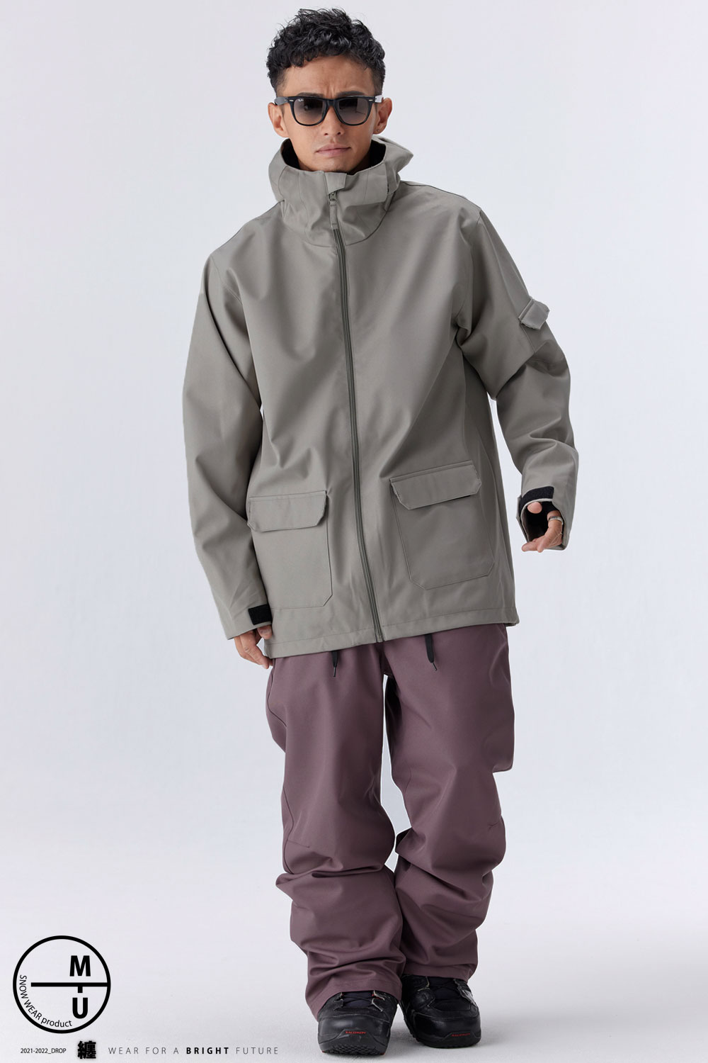 リアリズム スノーボード ウェア メンズ レディース 上下 セット