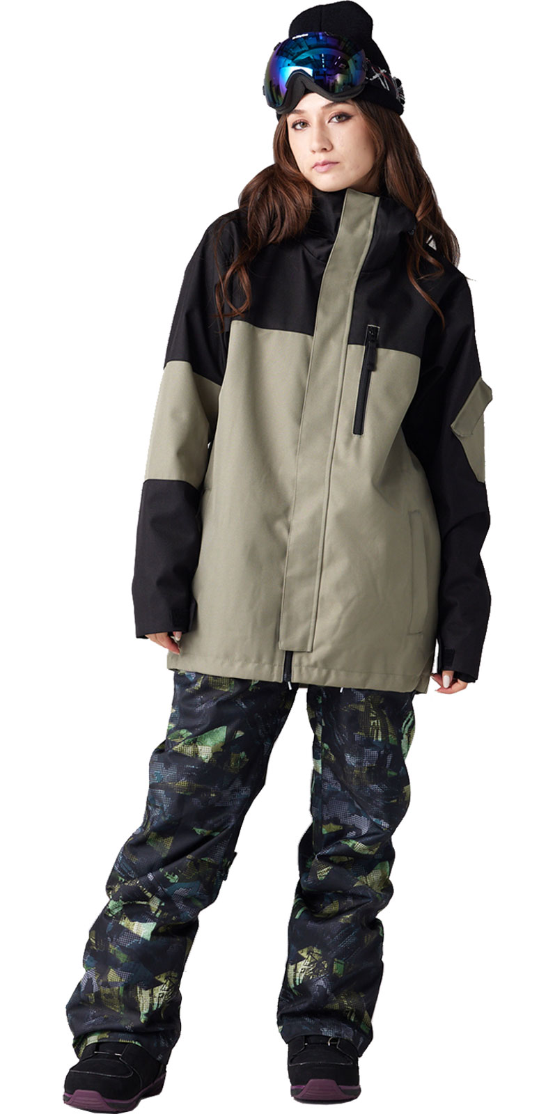 リアリズム スノーボード ウェア メンズ レディース 上下 セット