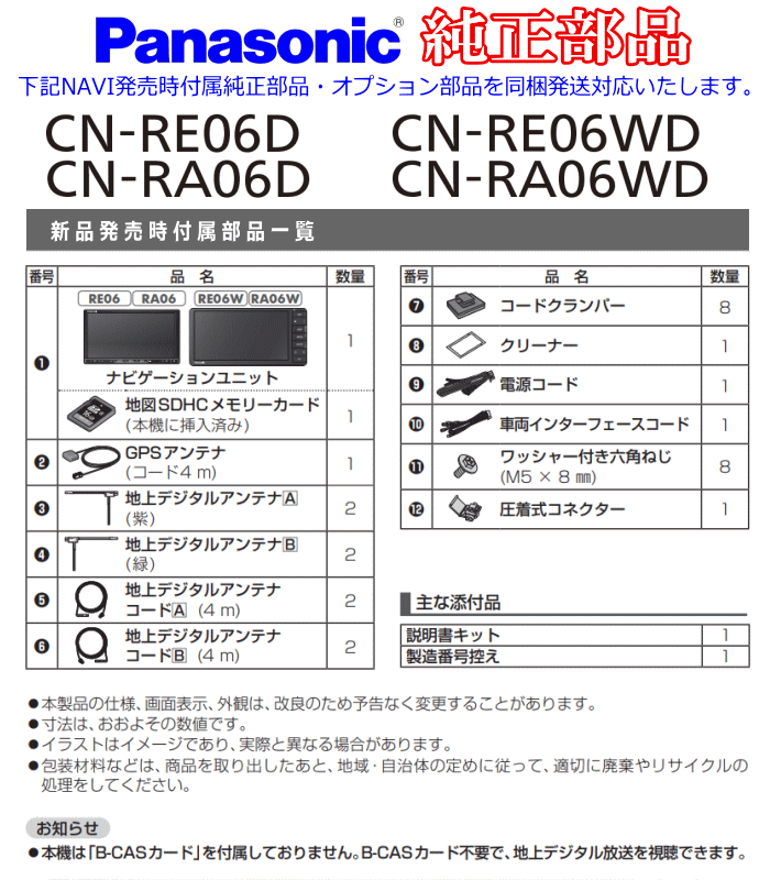 Strada パナソニック 純正品 車両インターフェイスコード Panasonic CN
