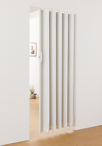 木目調 アコーディオンドア 幅100cm×高さ191〜210cm オーダー品 レザー