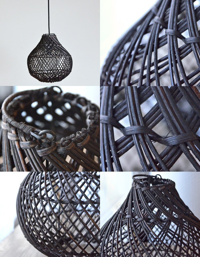 アジアン照明 ラタン 籐 吊り下げ インテリア 間接照明 シーリング