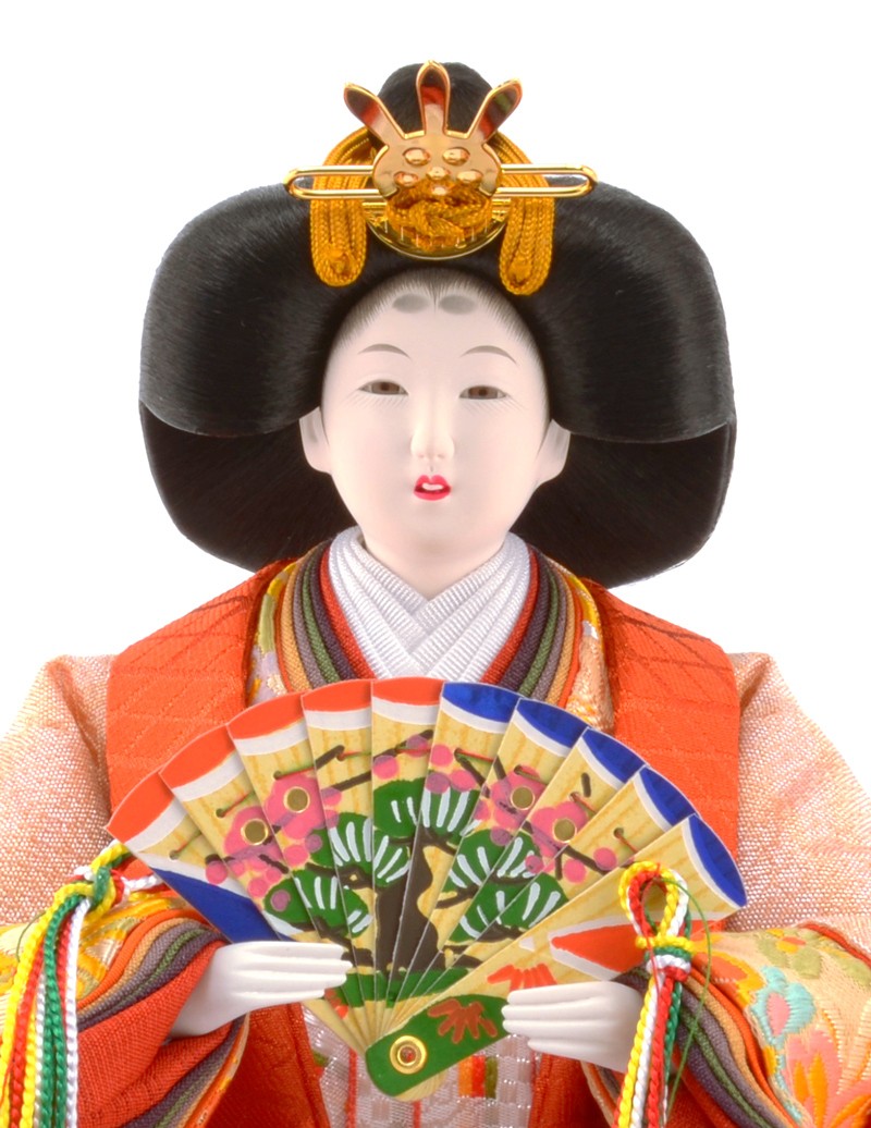 雛人形 ひな人形 雛 収納飾り 親王飾り 玉雅作 御雛 高級西陣織 h253