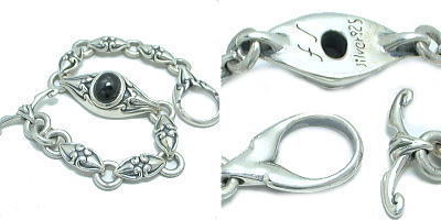 Freestyle（フリースタイル） ブラックスター シルバー ブレスレット