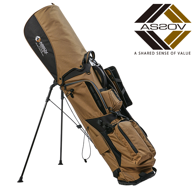 AS2OV（アッソブ） ゴルフ キャディバッグ スタンド 8.5型 47インチ 5
