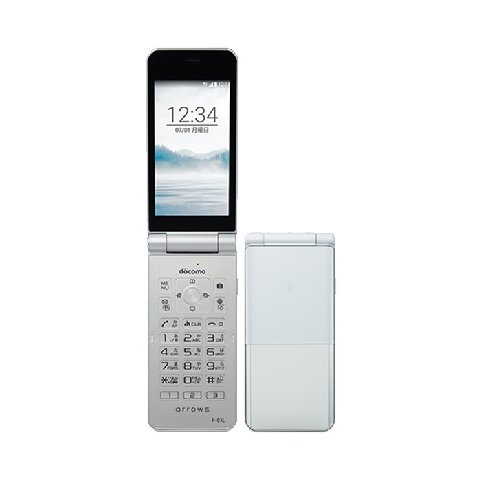 中古 arrows ケータイ F-03L docomo版SIMフリー 本体 Bランク 携帯電話