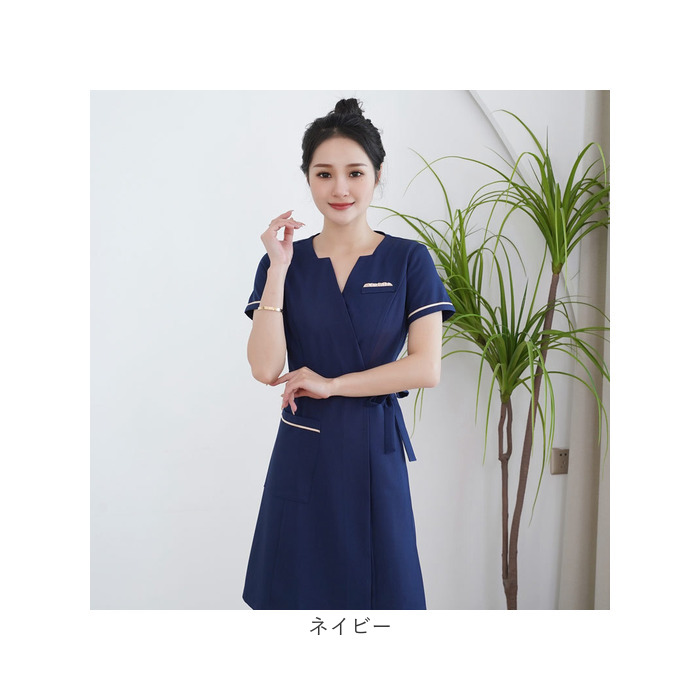 エステ ユニフォーム ワンピース 半袖 通販 クリニック 制服