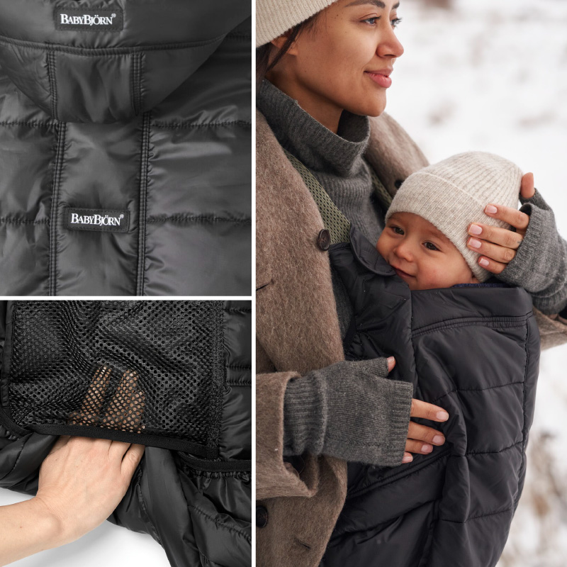 BABYBJORN（ベビービョルン） ウィンターカバー ブラック|防寒具 冬の