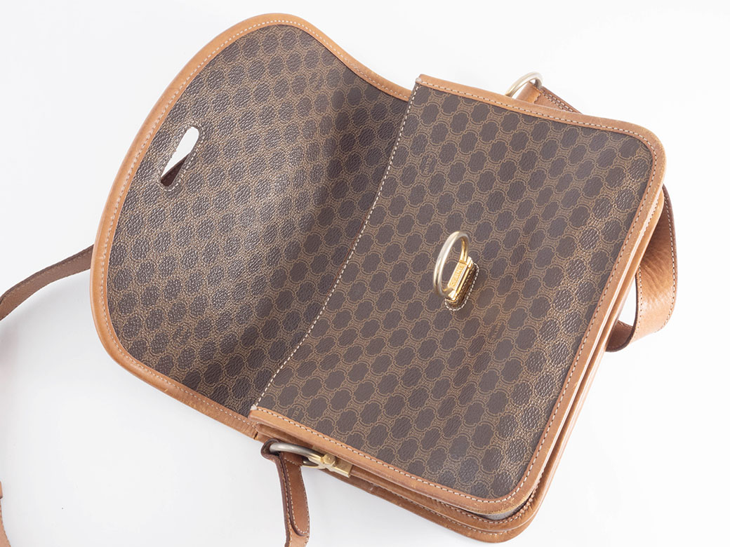 CELINE（セリーヌ） マカダム フラップショルダー ショルダーバッグ