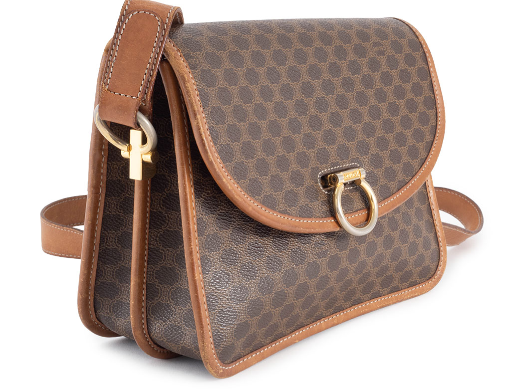 CELINE（セリーヌ） マカダム フラップショルダー ショルダーバッグ