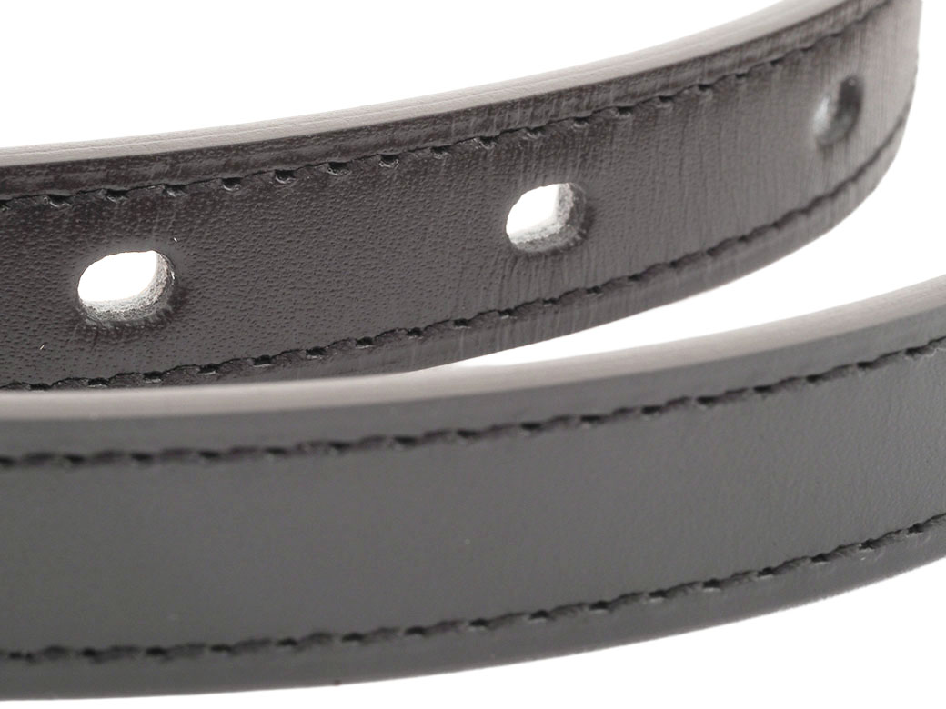 HERMES（エルメス） ポップH ギヨシエ 15 ベルト ブラックxゴールド