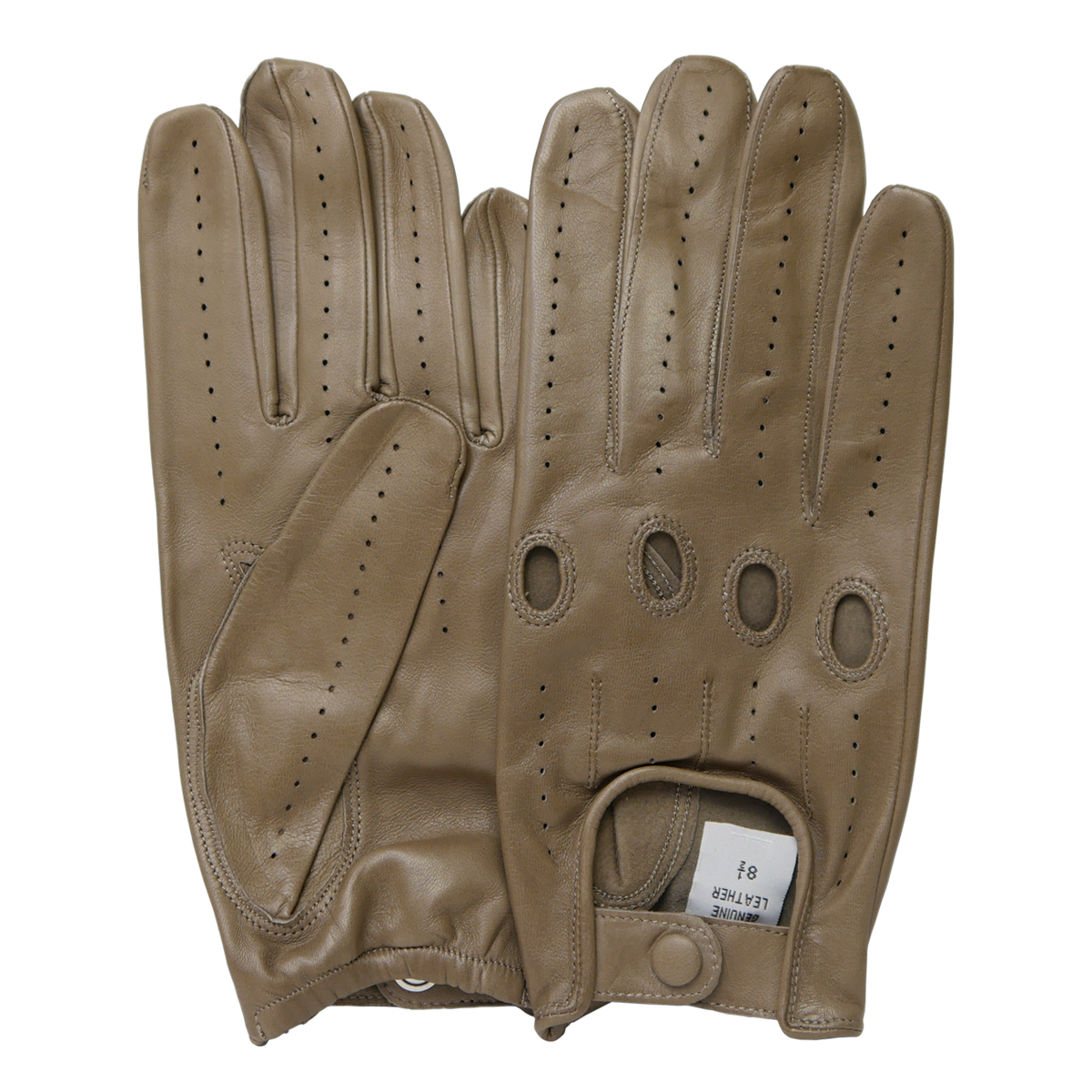 ドライビンググローブ フルフィンガー 指付き 革手袋 羊革 メンズ