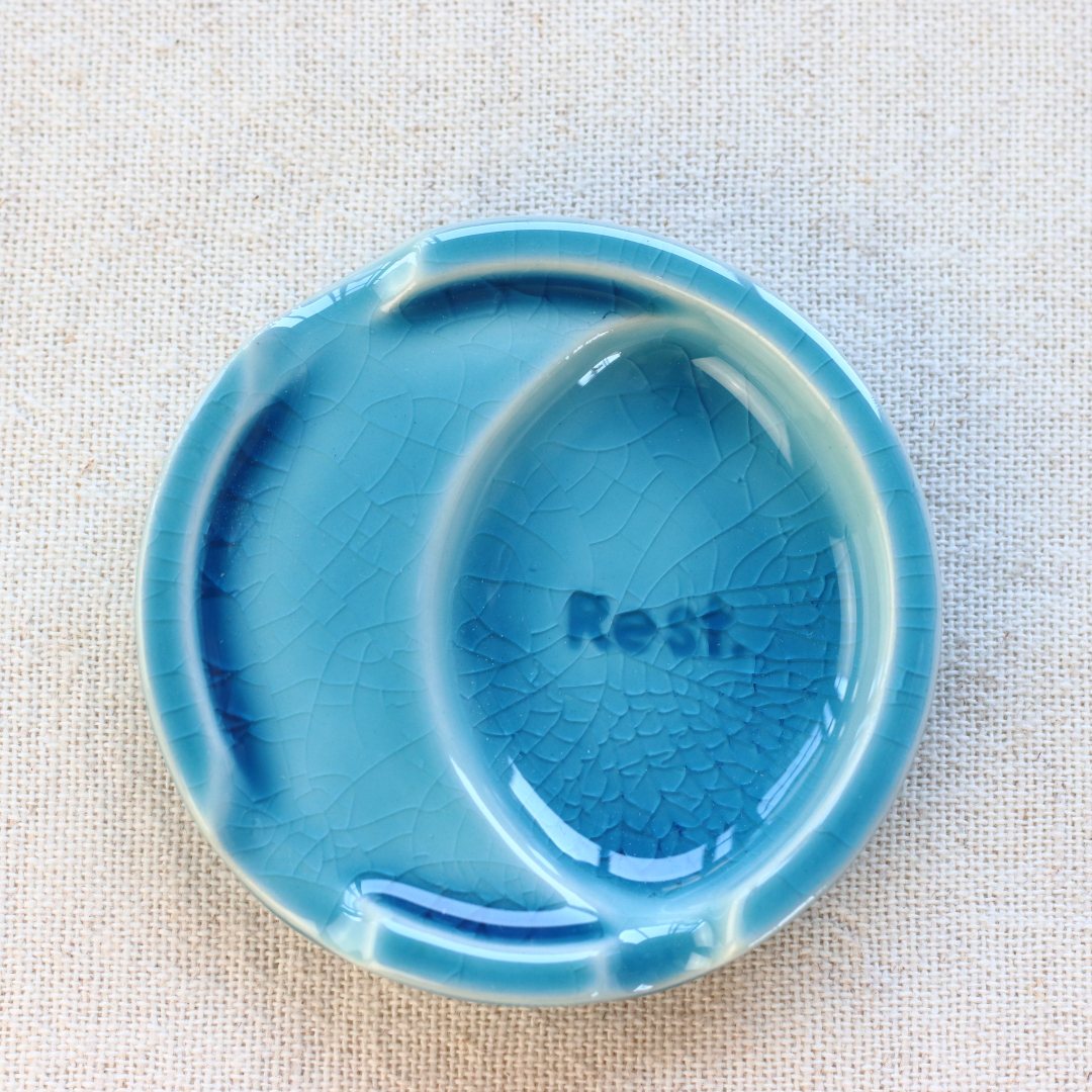 ファンレスト お箸＆スプーン置き カジュアル 日本製 美濃焼 瀬戸焼