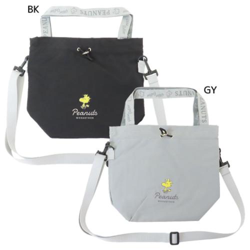 PEANUTS スヌーピー 巾着ショルダー ショルダーバッグ ウッドストック