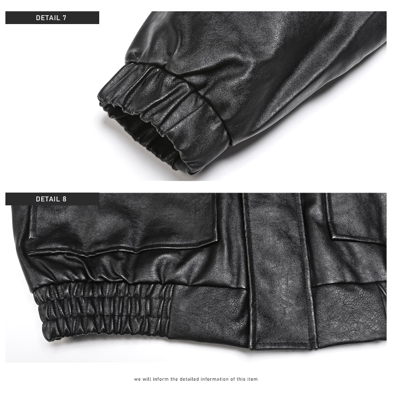 レザージャケット メンズ アウター ブルゾン A-2 エコレザー フライト