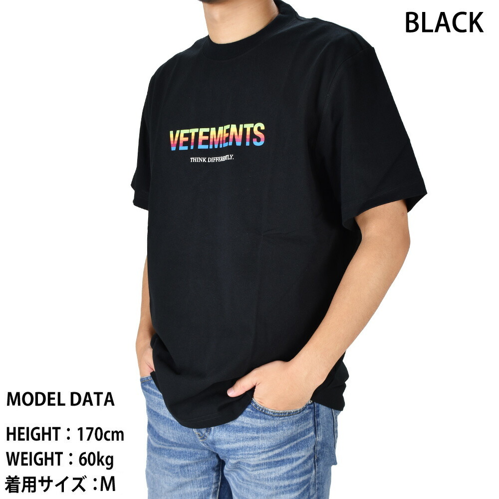 並行輸入品】ヴェトモン Tシャツ カットソー クルーネック マルチ