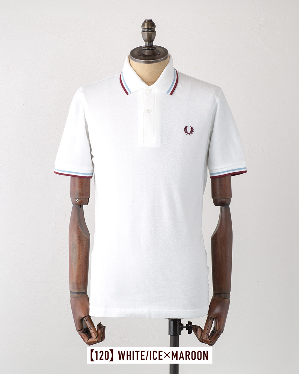 FRED PERRY（フレッドペリー） ポロシャツ M12 英国製 ティップライン