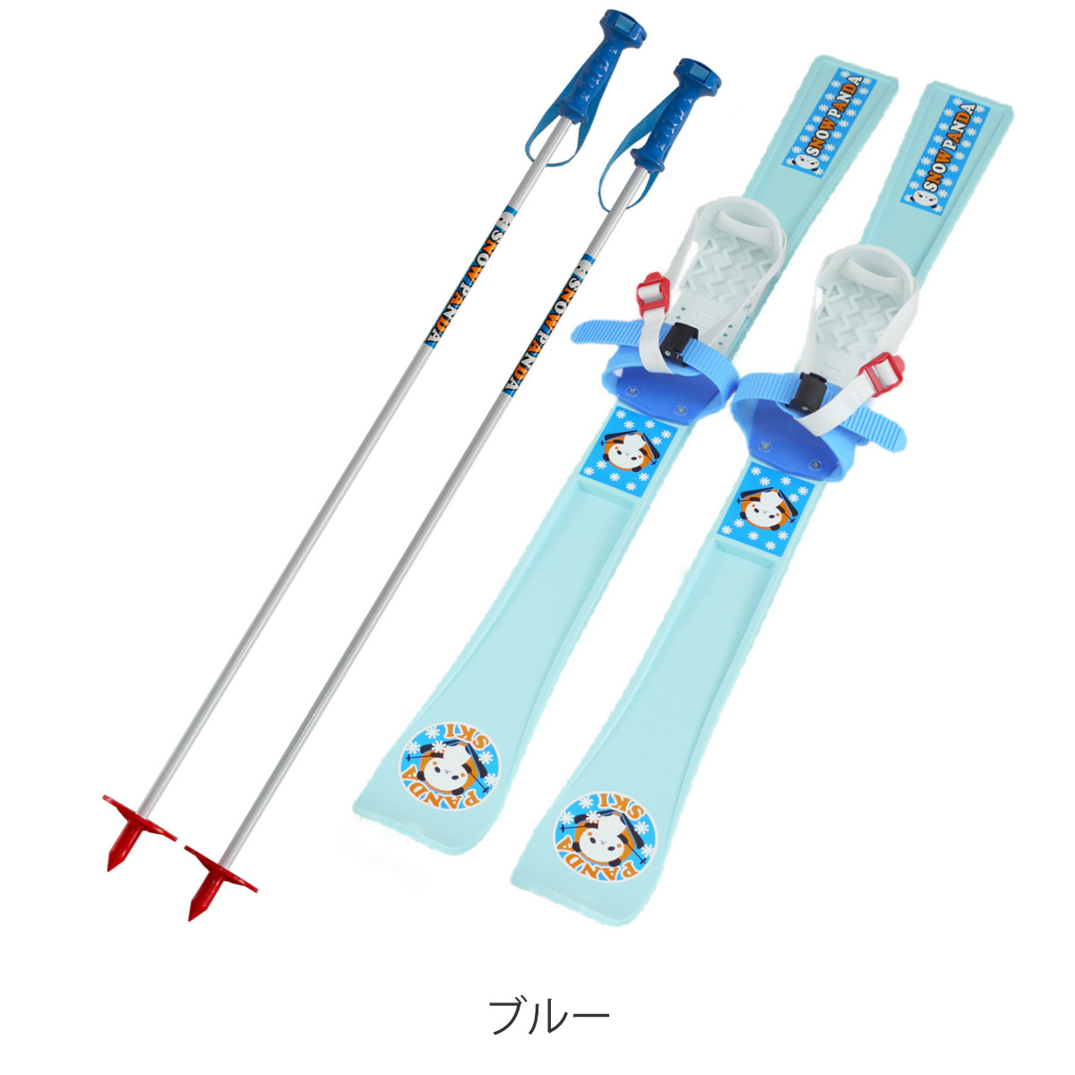 スキーセット パンダスキー 85cm （ 初心者 スキー板 ストック スキー