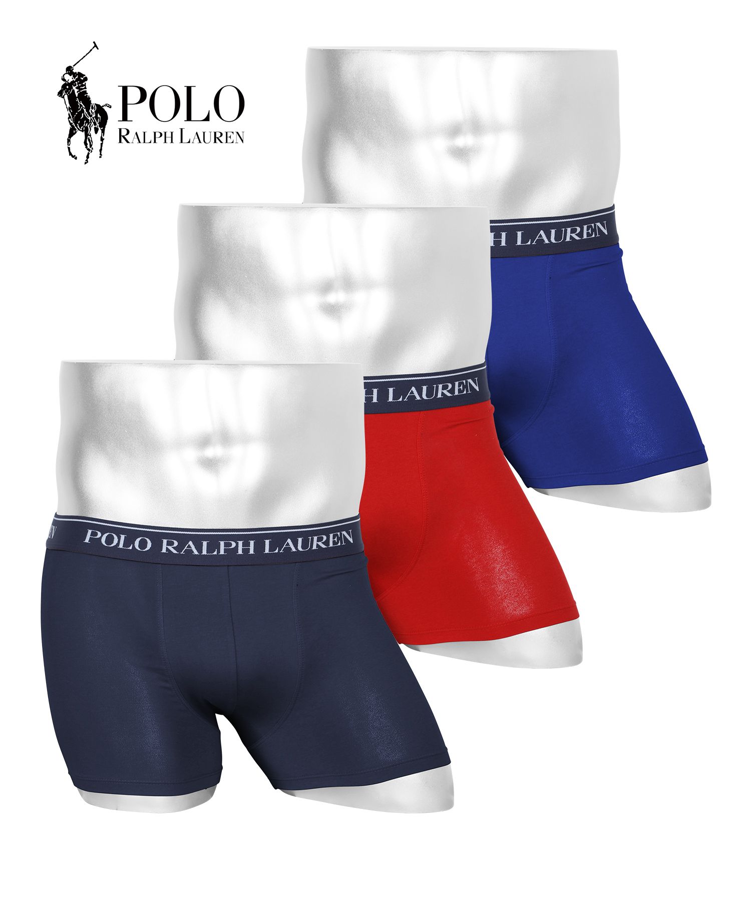POLO RALPH LAUREN（ポロ・ラルフローレン） ボクサーパンツ 3枚セット